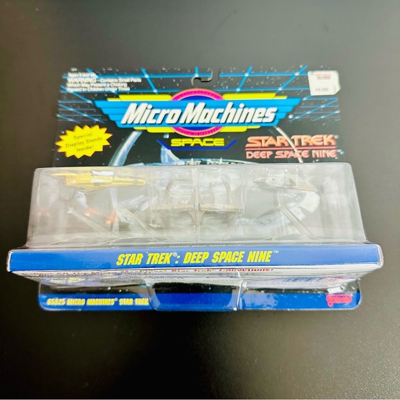 Micro Machines Star Trek DEEP SPACE NINE SPACE STATION CARDASSIAN WARSHIP New! - Picture 7 of 7